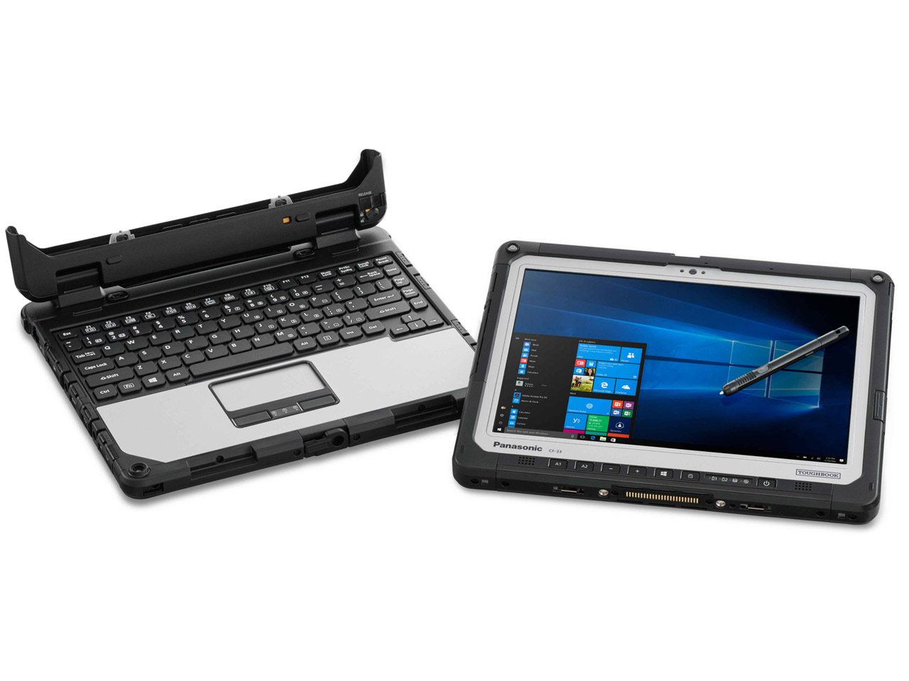 TOUGHBOOK 33 with dock and keyboard
